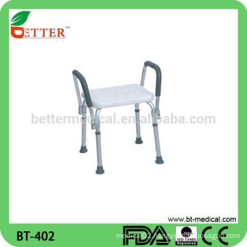 High quality anti-skidding shower chair with armrest